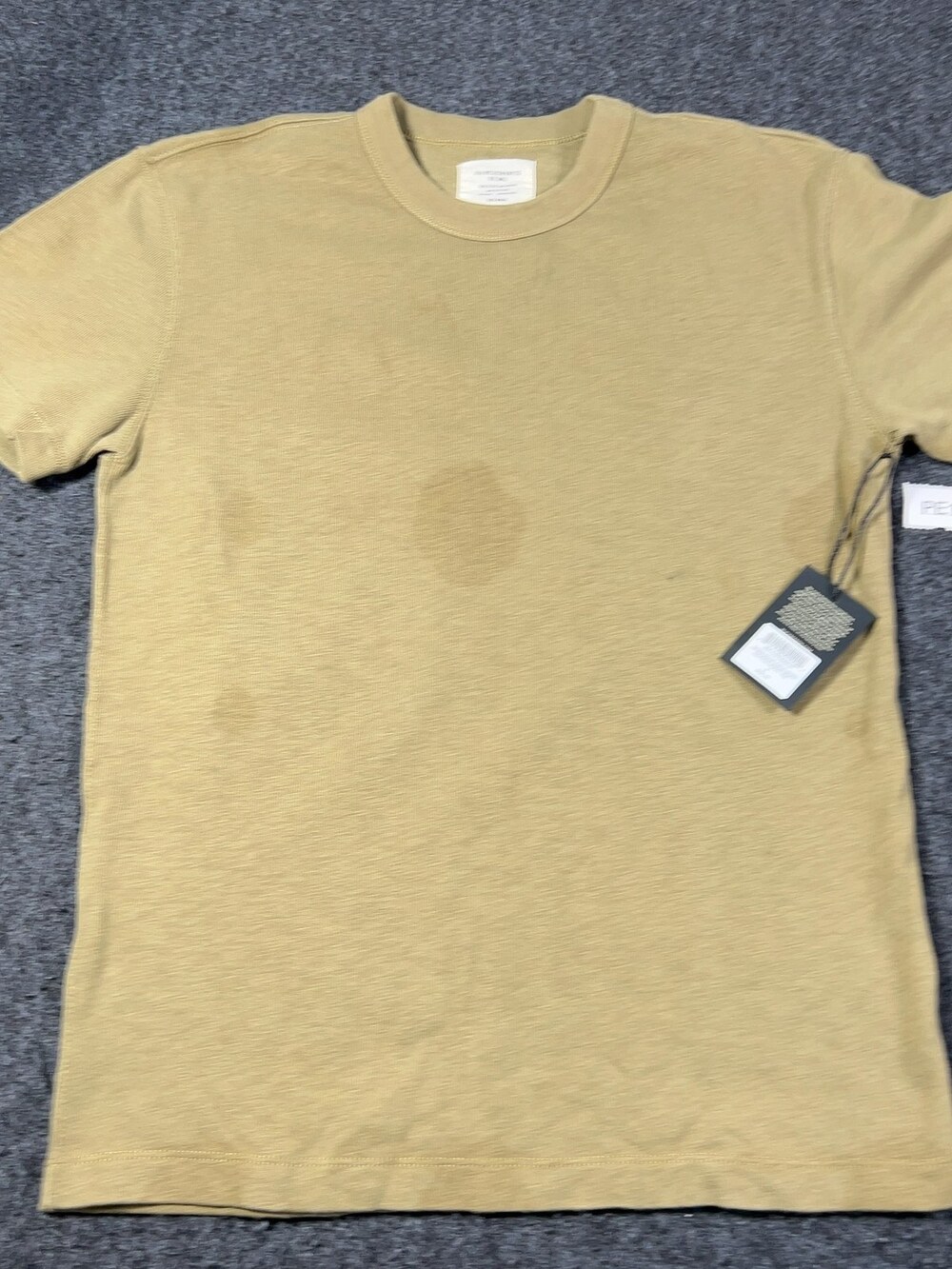 Buck Mason Dried Olive Field-Spec Cotton Heavy Tee Mens Small NWI Msrp62 [PE17]